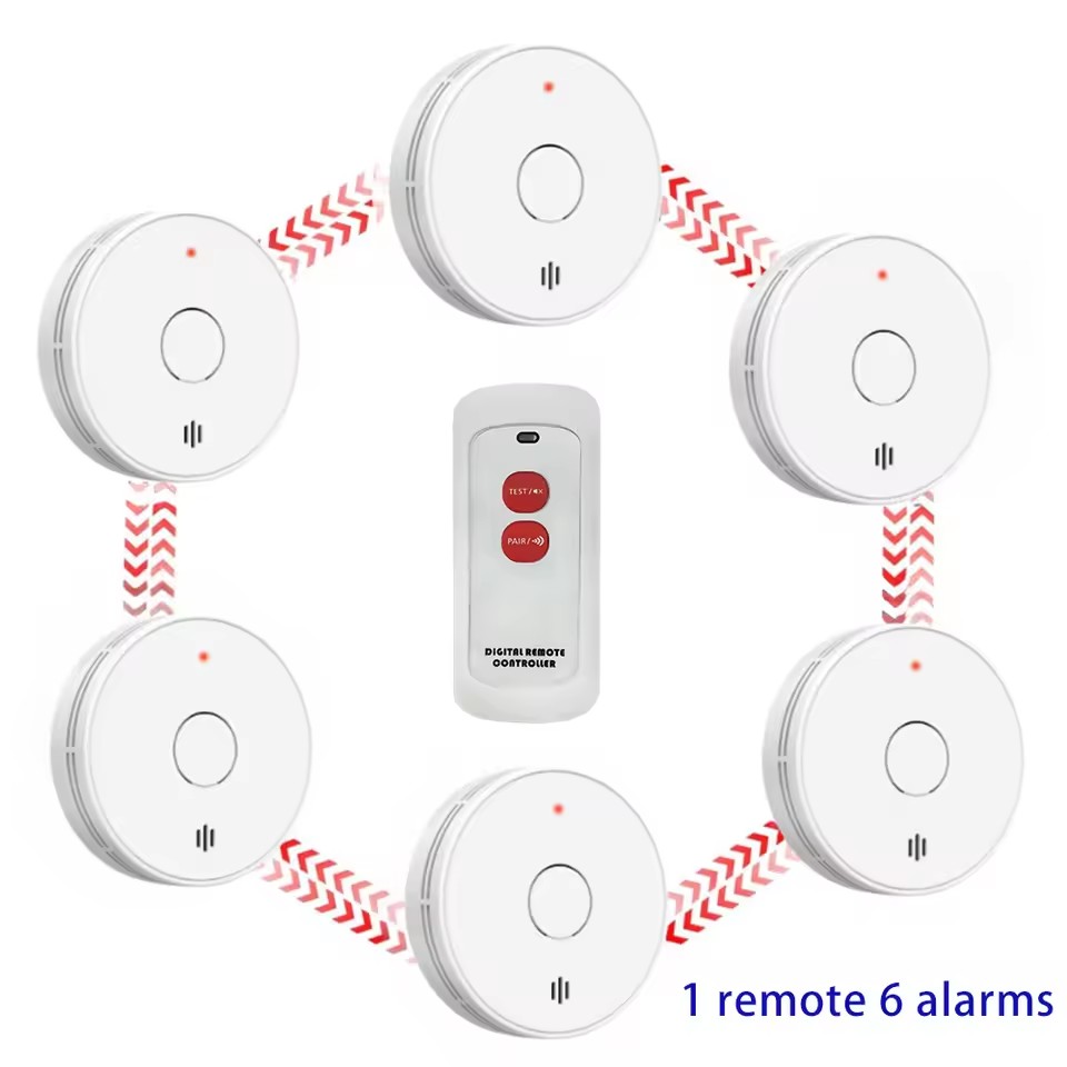 เครื่องตรวจจับควันแบบเชื่อมต่อ - Smoke Detector Interconnected บทวิจารณ์และราคา