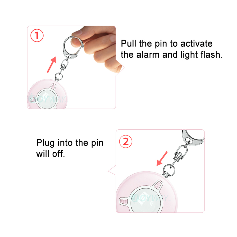 สัญญาณเตือนภัยส่วนบุคคล JOYWAY - Personal Alarm Keychain บทวิจารณ์และราคา
