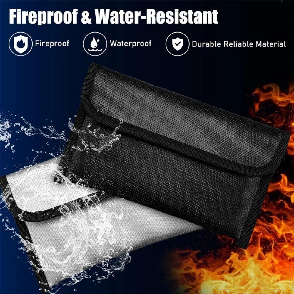 กระเป๋าเก็บของกันน้ำกันไฟแบบพก - Fire Safe Document บทวิจารณ์และราคา