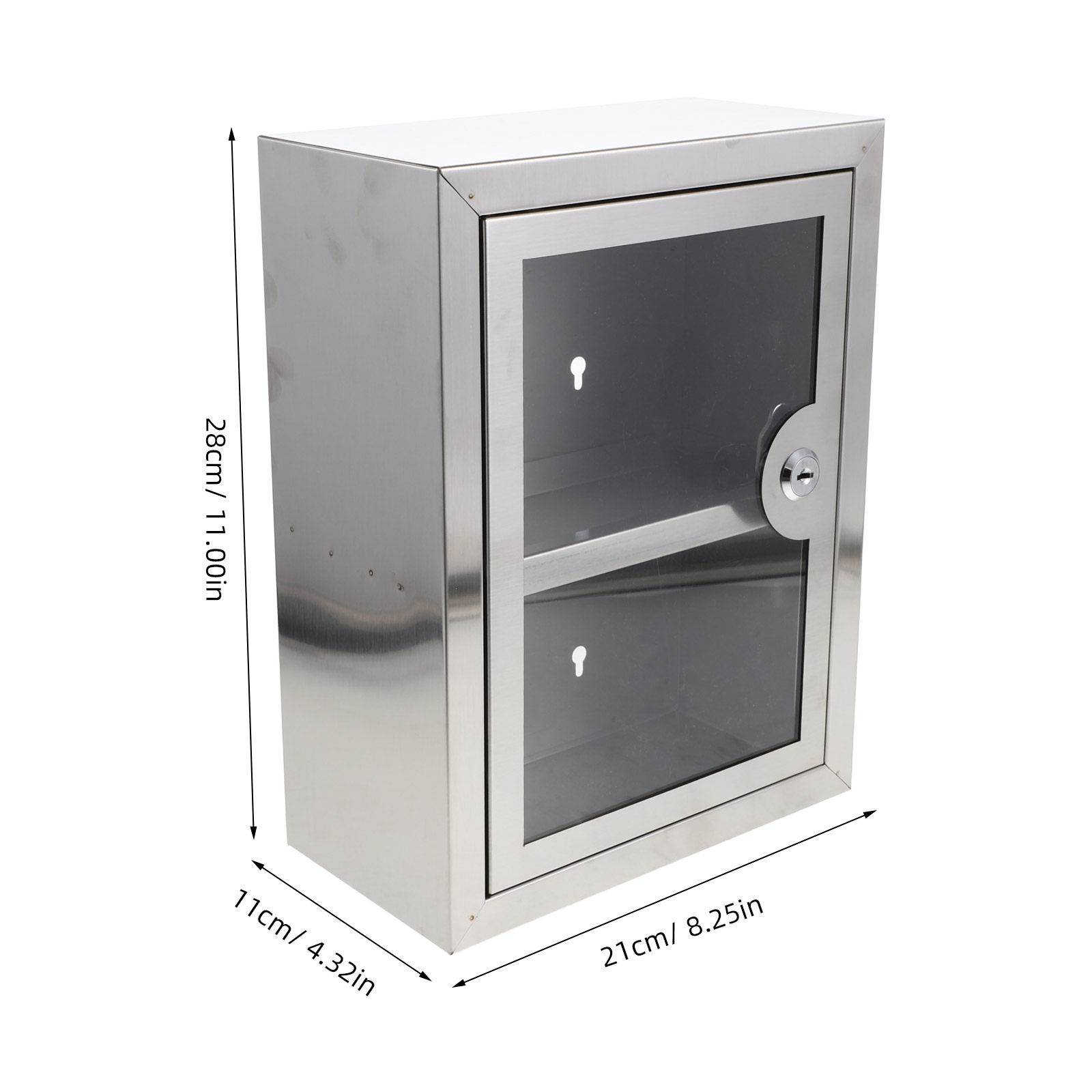 ตู้เก็บของติดผนังโลหะแบบล็อคได - Medicine Cabinet Lock บทวิจารณ์และราคา