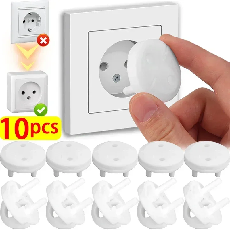 สีขาวไฟฟ้าความปลอดภัยซ็อกเก็ตฝ - Outlet Cover Baby บทวิจารณ์และราคา