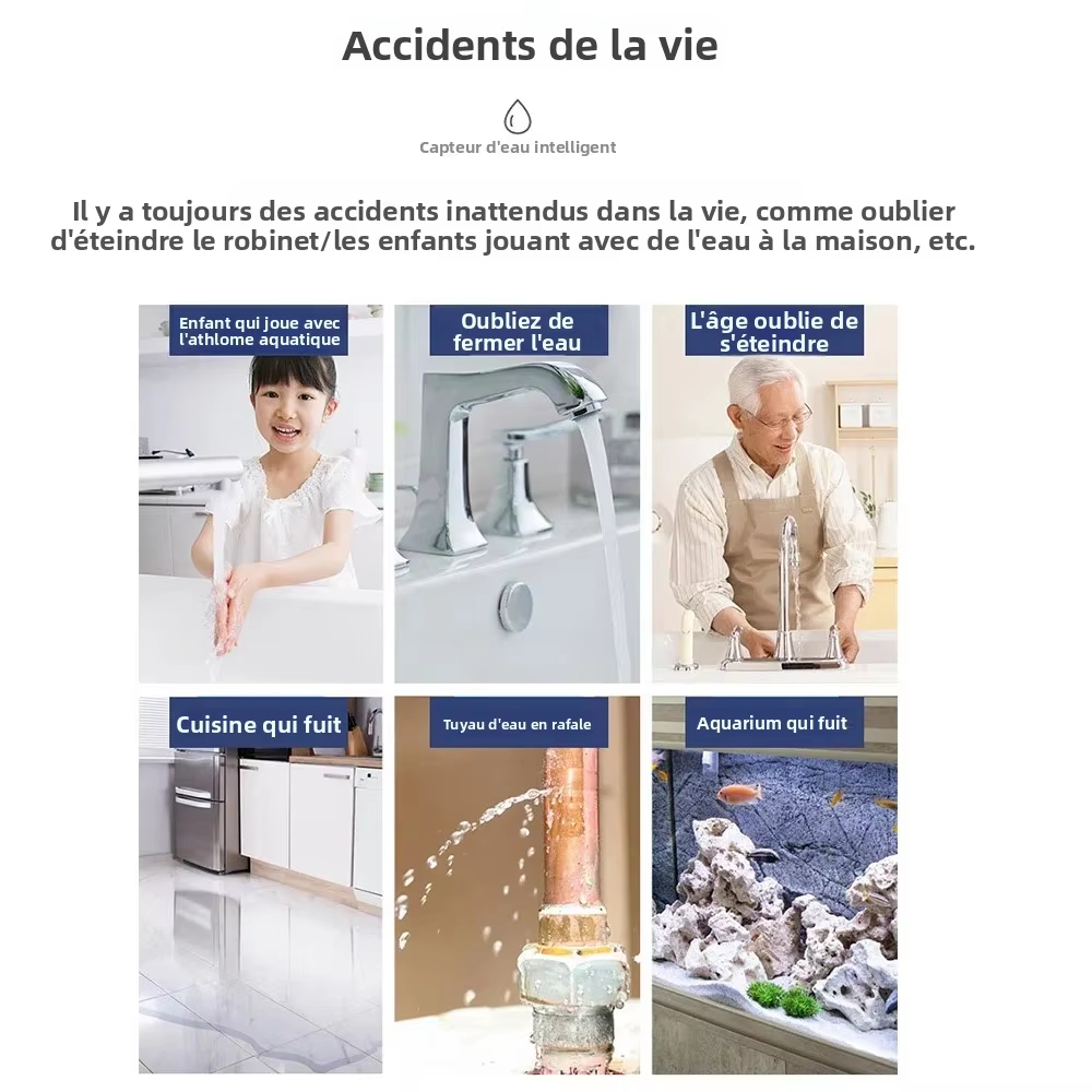ทำงานร่วมกับ Tuya ZigBee 3.0 เ - Water Alarm Sensor บทวิจารณ์และราคา