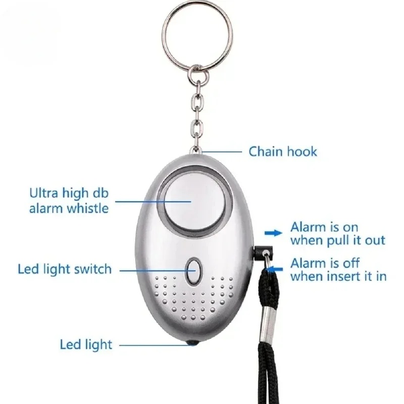 1/2 ชิ้น อุปกรณ์เตือนภัยป้องกั - Personal Alarm Keychain บทวิจารณ์และราคา