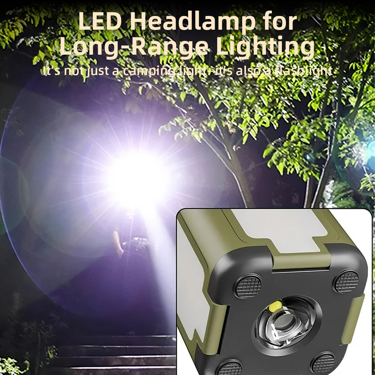 โคมไฟตั้งแคมป์พกพาแบบใบโคลเวอร - Power Outage Light บทวิจารณ์และราคา